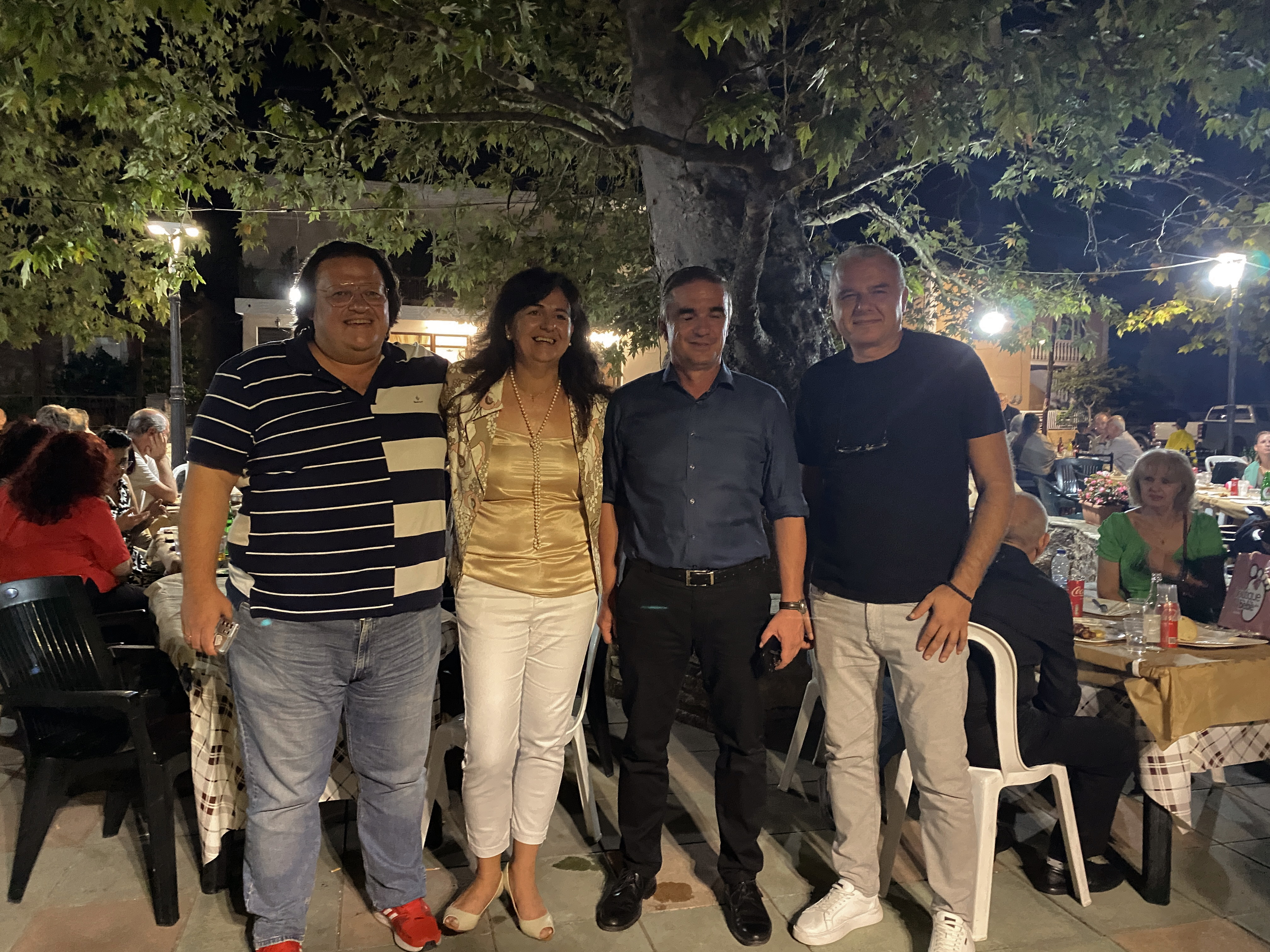 O Θωμάς Παπαλιάγκας σε εκδήλωση για τον Μίκη Θεοδωράκη στην Ανάβρα Αγιάς 