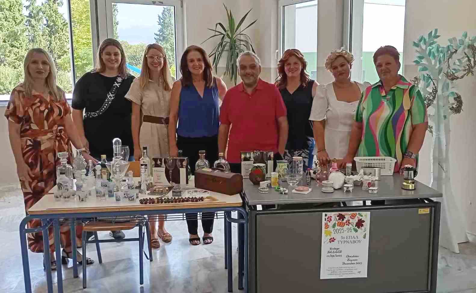 Bazaar μετά τον αγιασμό στο ΕΠΑΛ Τυρνάβου