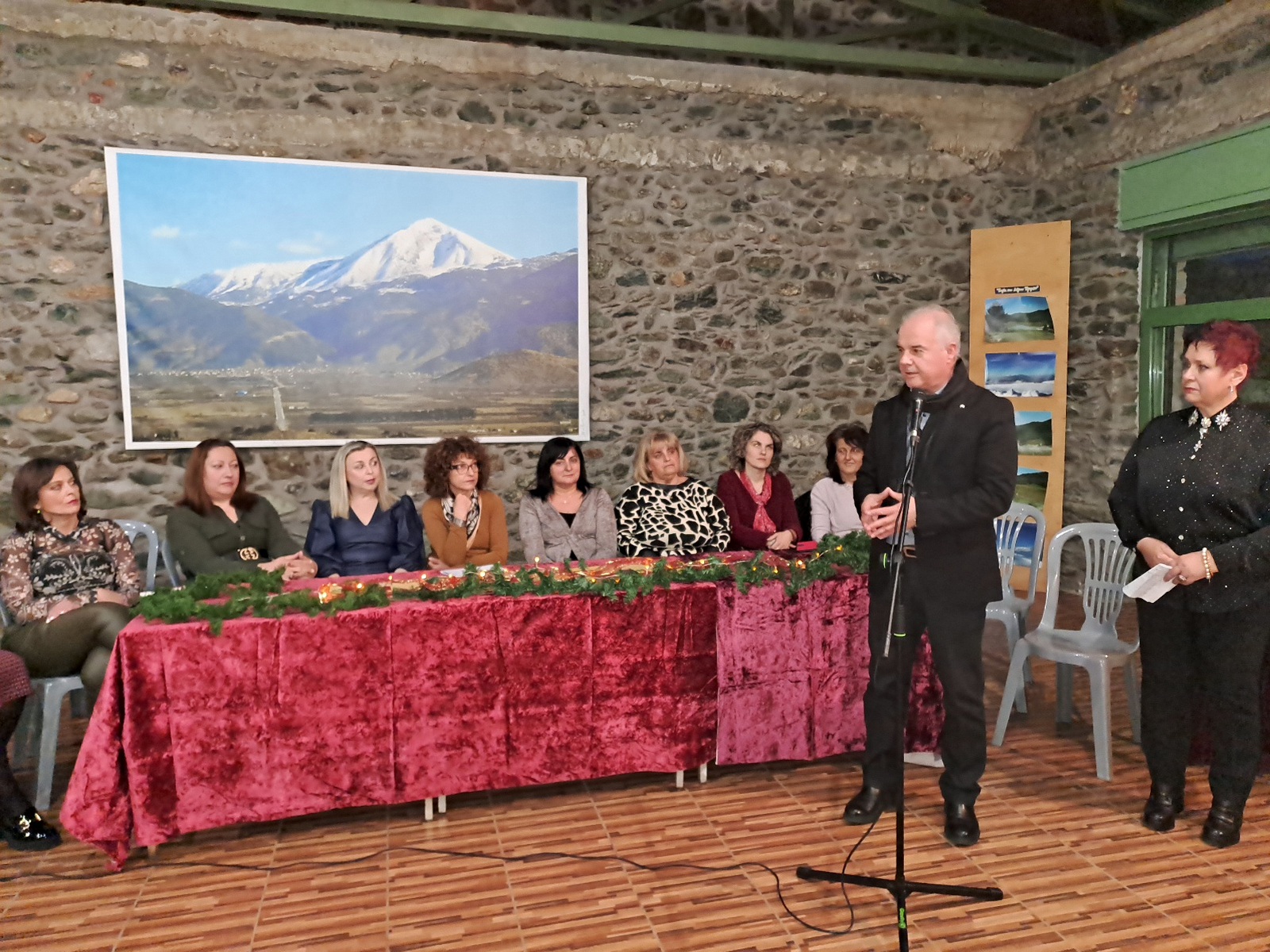 Ο Γιώργος Μανώλης στην εκδήλωση βράβευσης των Κοινωνικών Δομών του Δήμου Τεμπών