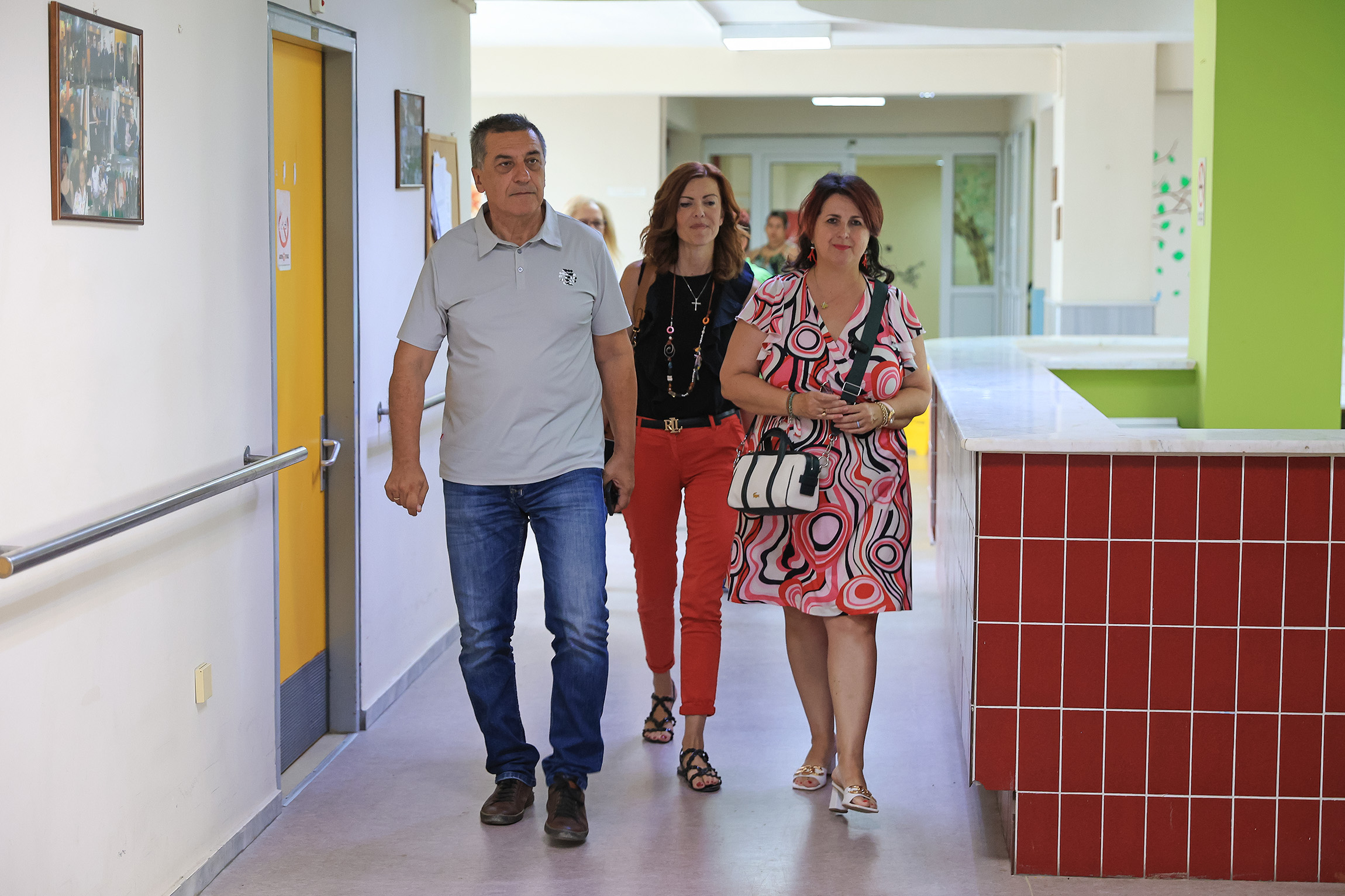 Στις δομές του Κέντρου "Αριστεύς" σε Γιάννουλη και Αμπελώνα ο Δημήτρης Κουρέτας