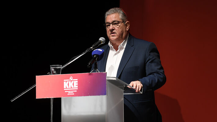 Κουτσούμπας: Δεν δεχόμαστε τη μετατροπή της Λάρισας σε ορμητήριο πολέμου