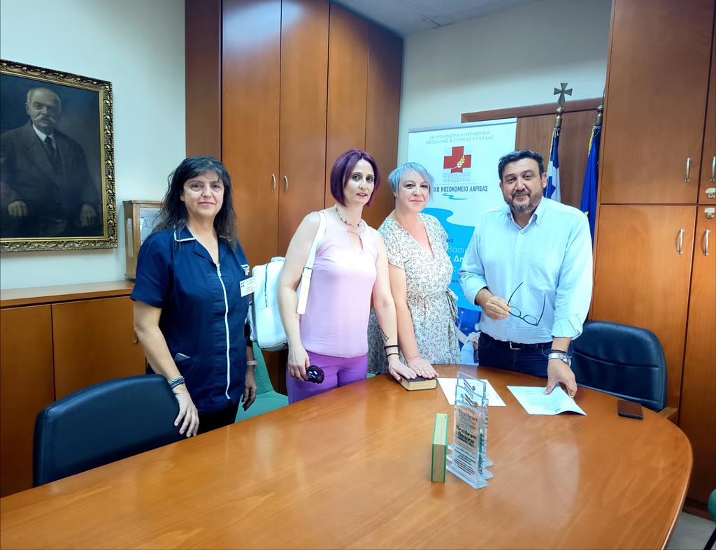 Oρκωμοσία νοσηλευτριών στο Γενικό Νοσοκομείο Λάρισας 