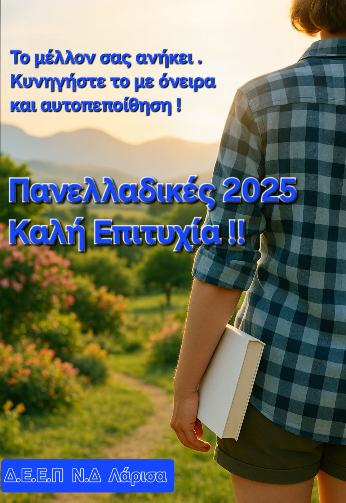 ΔΕΕΠ ΝΔ Λάρισας: Καλή επιτυχία στις Πανελλαδικές Εξετάσεις