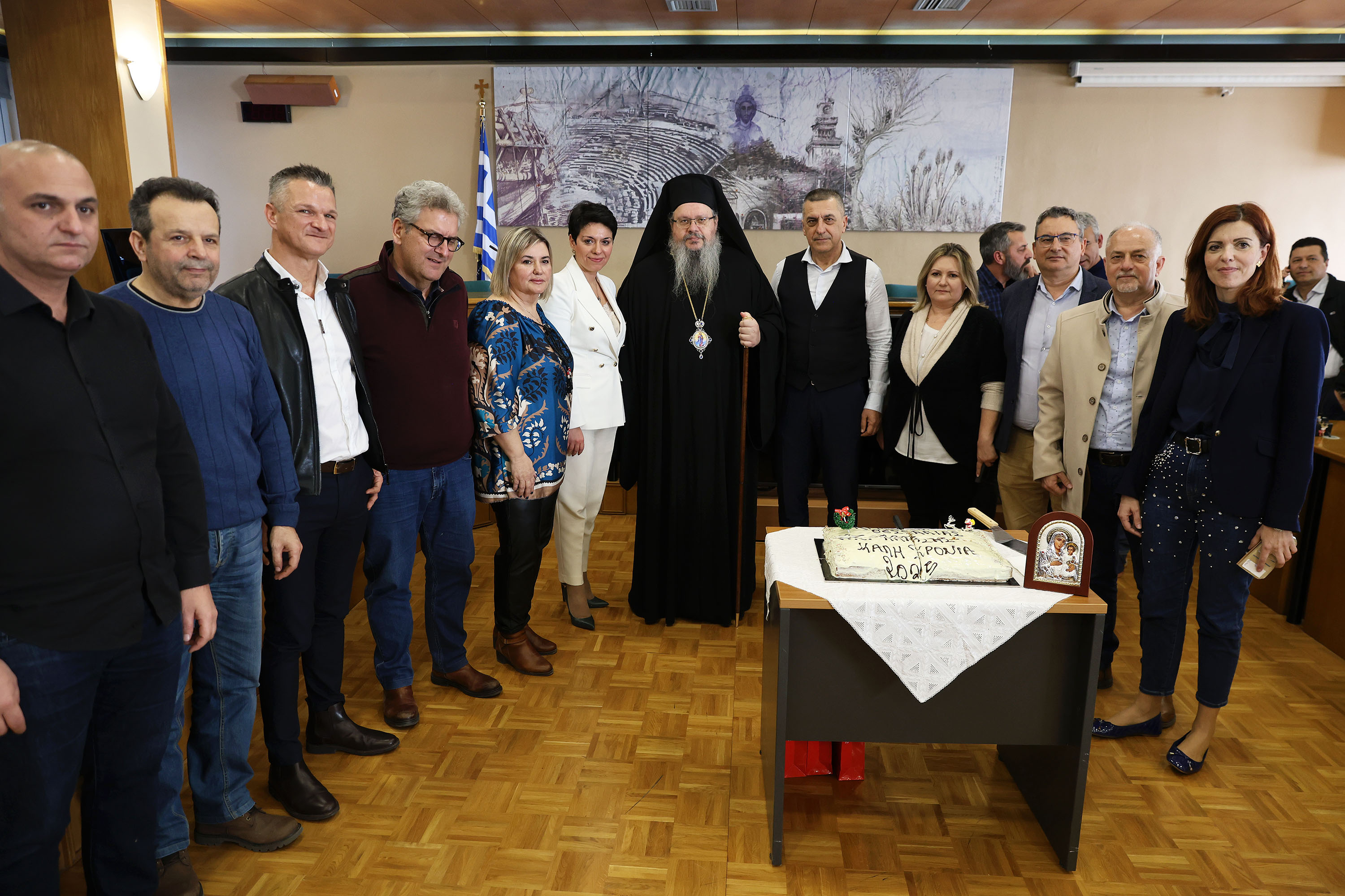 H Περιφερειακή Eνότητα Λάρισας έκοψε την πρωτοχρονιάτικη πίτα 
