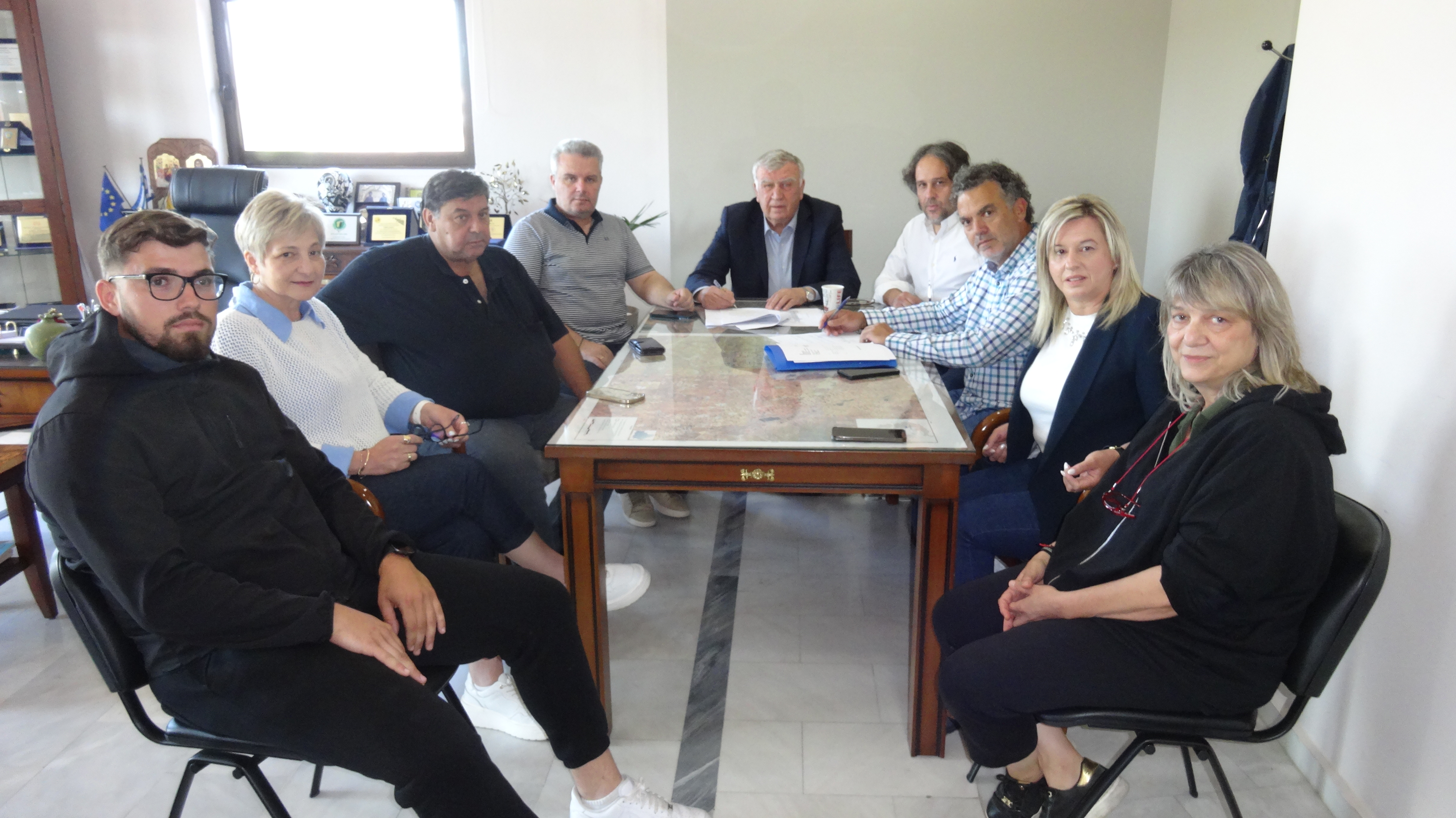 Προχωρά η ανάπλαση της πλατείας του Αγίου Γεωργίου στη Δ.Ε. Κραννώνα 