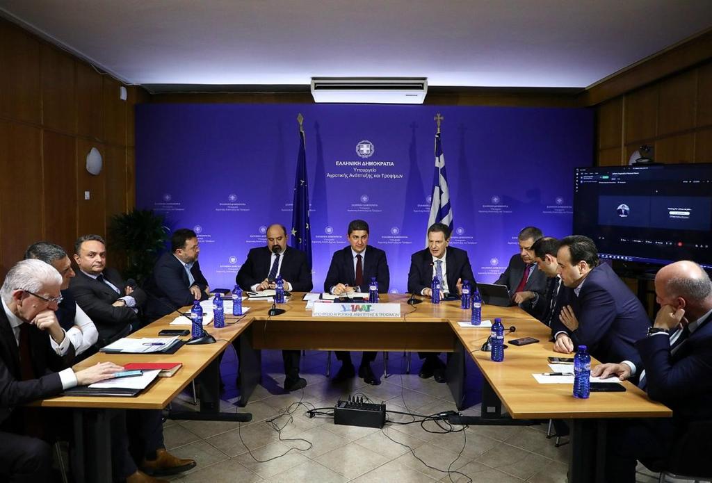 Διυπουργική στο ΥπΑΑΤ: 4 δισ. ευρώ για την ανασυγκρότηση της Θεσσαλίας