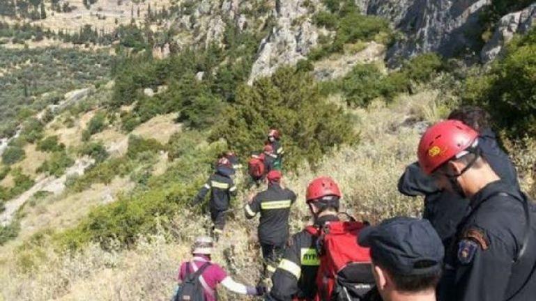 Διάσωση τραυματισμένης γυναίκας στον Όλυμπο