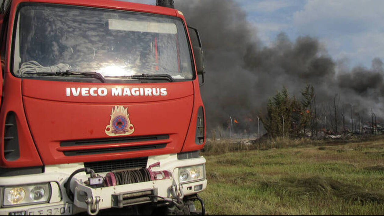 Λάρισα: Φωτιά κοντά στη ΒΙΟΚΕΡΑΛ