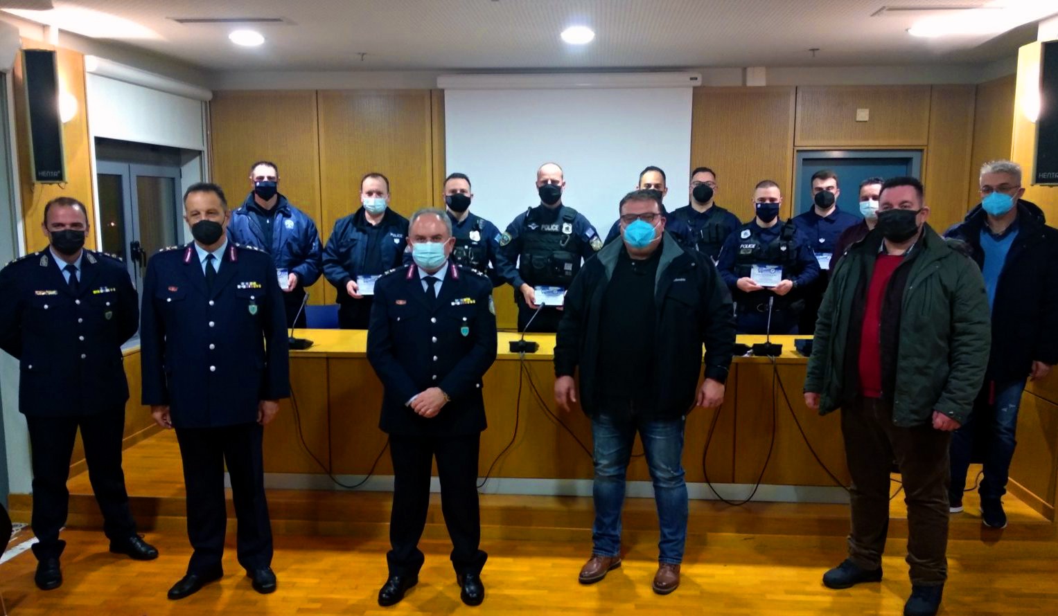 Βραβεύτηκαν οκτώ αστυνομικοί στη Λάρισα - Διακρίθηκαν κατά την εκτέλεση του καθήκοντος 