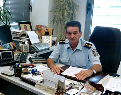 Συνταξιοδοτείται ο διοικητής Τροχαίας Λάρισας Σεραφείμ Καφετζής