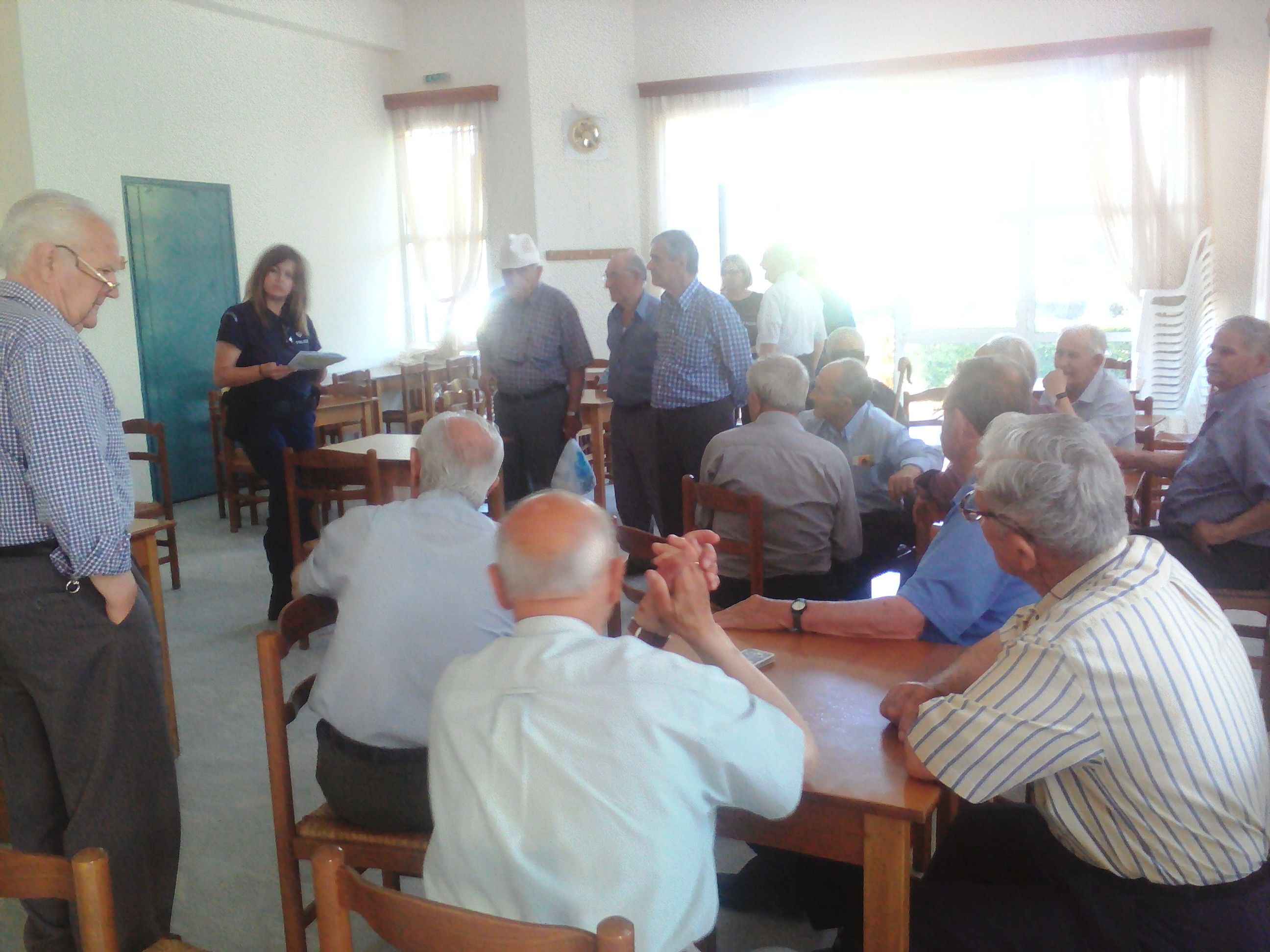 Ενημερωτικές δράσεις της Ελληνικής Αστυνομίας στη Θεσσαλία για την προστασία των ηλικιωμένων