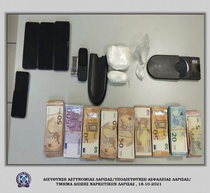 Διακινούσαν κοκαΐνη στην Αθήνα - Δύο συλλήψεις από τη Δίωξη Ναρκωτικών Λάρισας