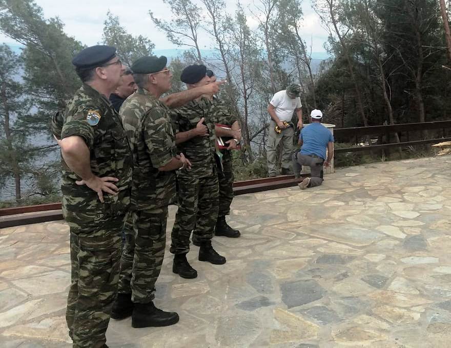 Επίσκεψη Διοικητή 1ης Στρατιάς στη Νέα Φώκαια Χαλκιδικής