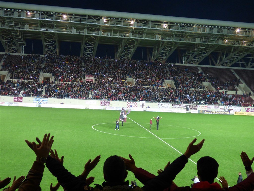Εκπληκτική η ατμόσφαιρα στο AEL FC ARENA (VIDEO)