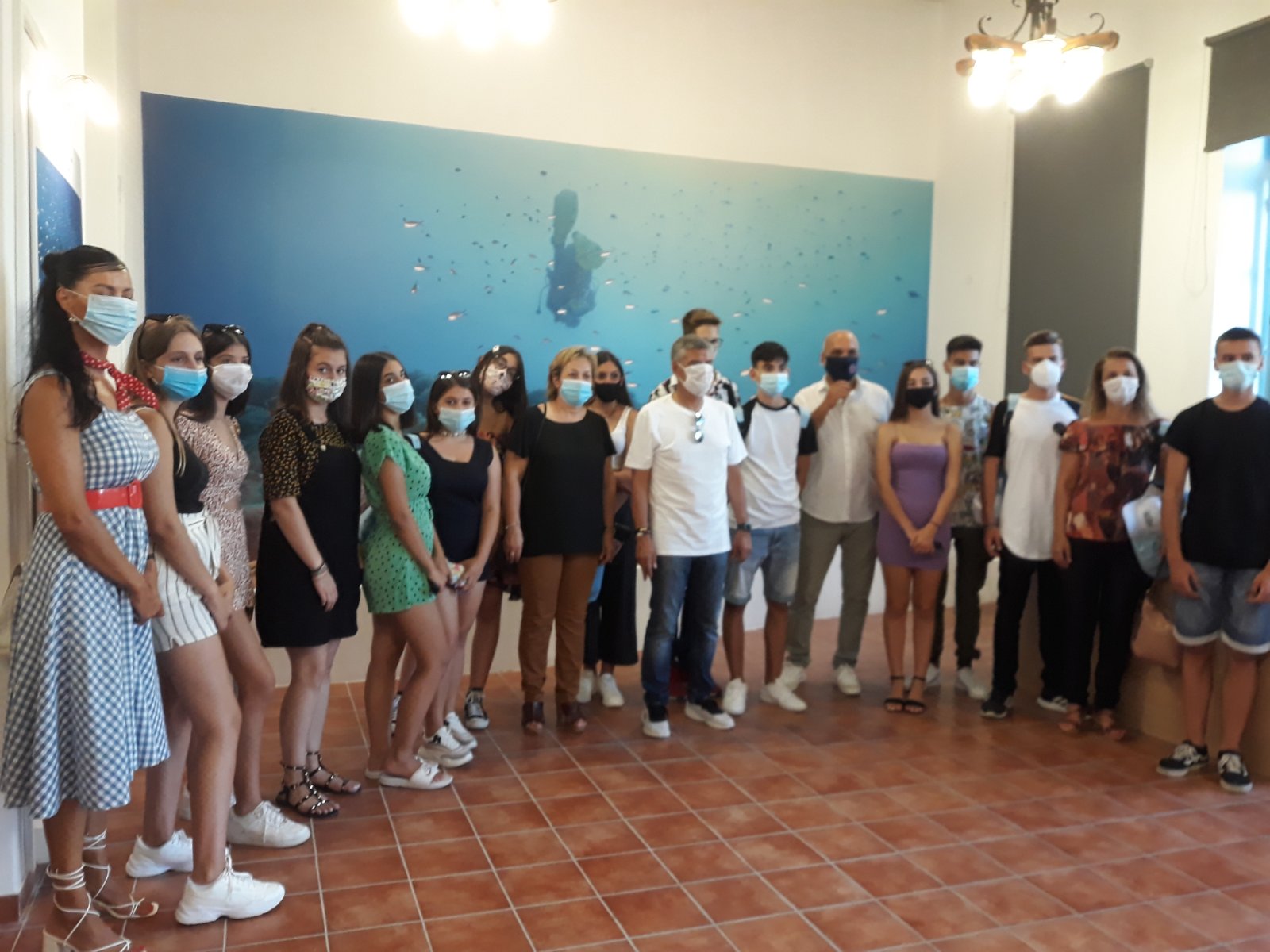 Θεσσαλοί μαθητές στην Αλόννησο για εικονική κατάδυση στο ναυάγιο της Περιστέρας 