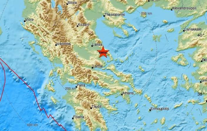 Σεισμός 4 Ρίχτερ τη νύχτα στο Βόλο - αισθητός και στη Λάρισα