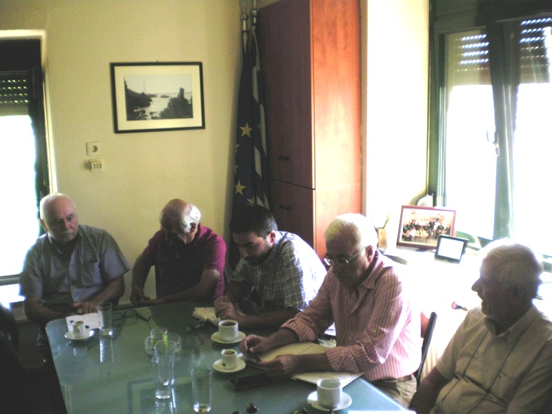 Σύσκεψη της Νομαρχιακής ΣΥΡΙΖΑ με παραγωγούς της Αγιάς