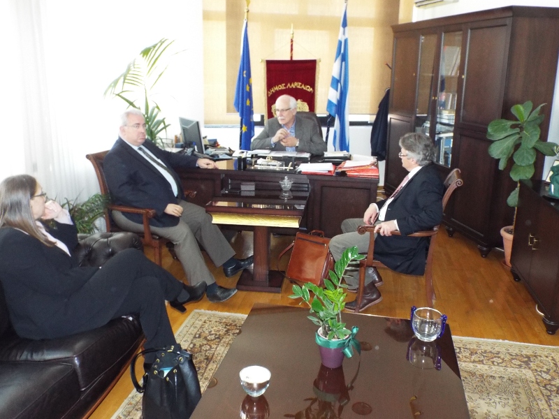 Συνάντηση του δημάρχου Λαρισαίων με τον πρόεδρο και στελέχη του ΣΒΘΚΕ