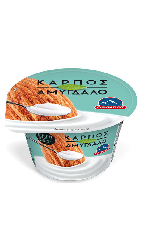 Το πρώτο Ελληνικό γιαούρτι αμυγδάλου από την Όλυμπος