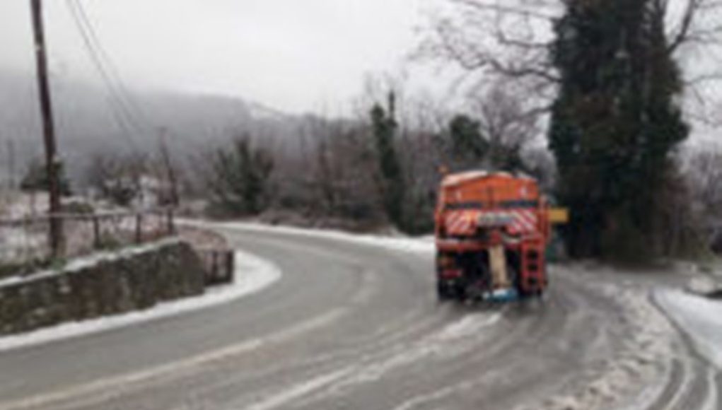 Παγετός «σταμάτησε» λεωφορείο του ΚΤΕΛ Κατερίνης