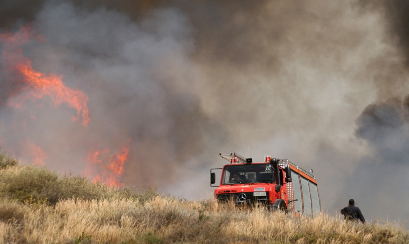 Πυρκαγιά σε κτηνοτροφική μονάδα στο Μελισσοχώρι