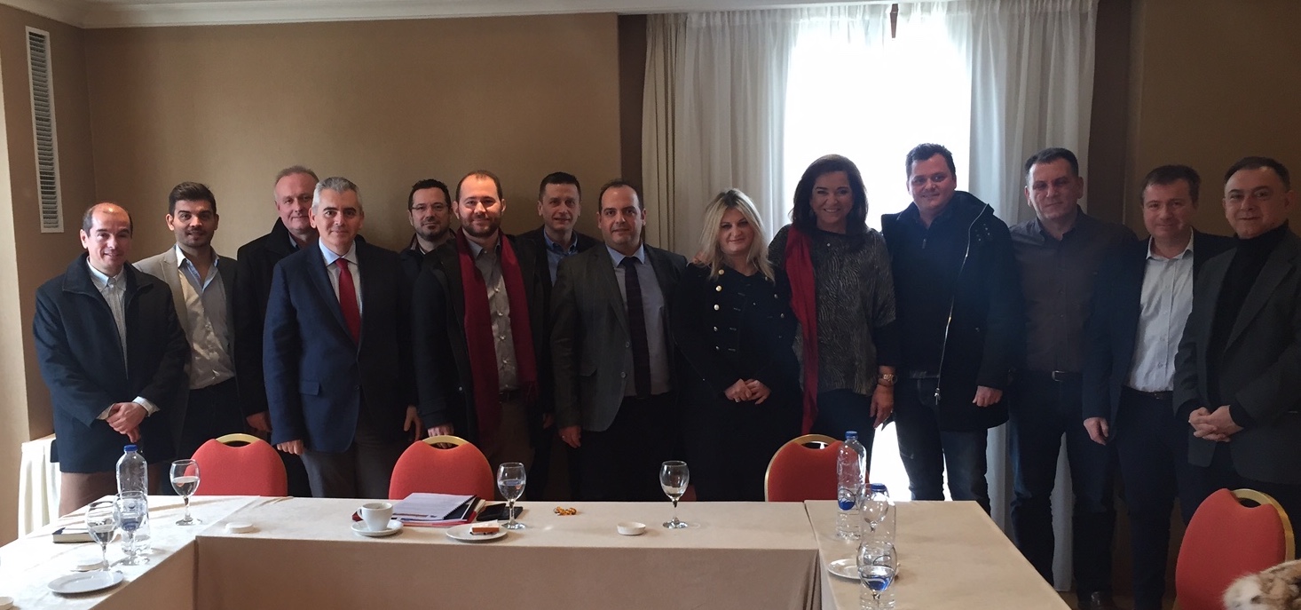 Συνάντηση του προέδρου ΤΕΕ - Κεντρικής & Δυτικής Θεσσαλίας με την Ντόρα Μπακογιάννη