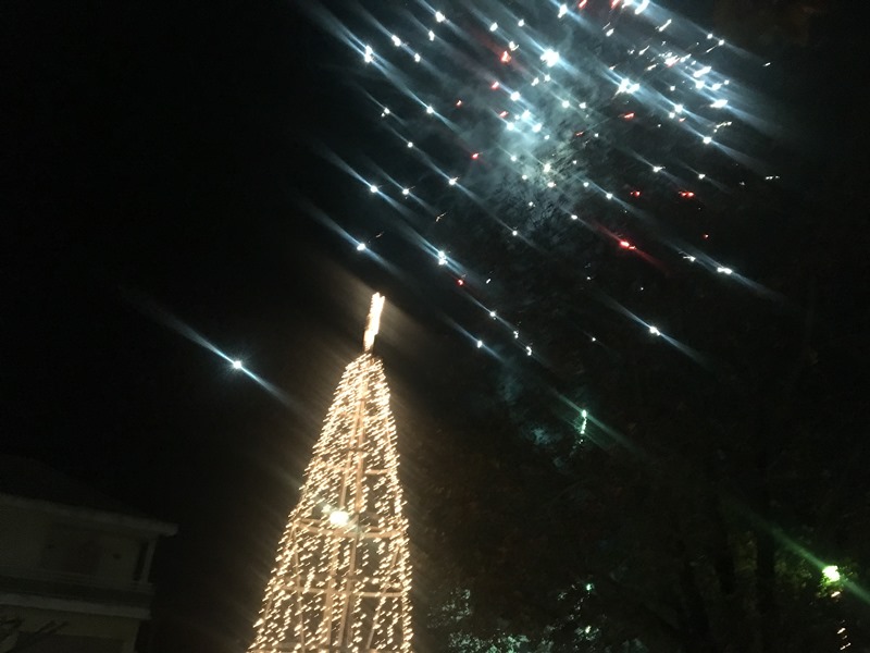 Φωταγωγήθηκε το Χριστουγεννιάτικο δέντρο στον Δήμο Τεμπών