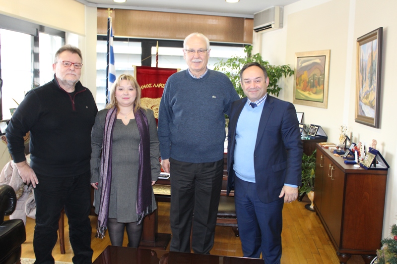Συνάντηση δημάρχου Λαρισαίων με πρόεδρο ελληνικής κοινότητας πόλης Αυστραλίας
