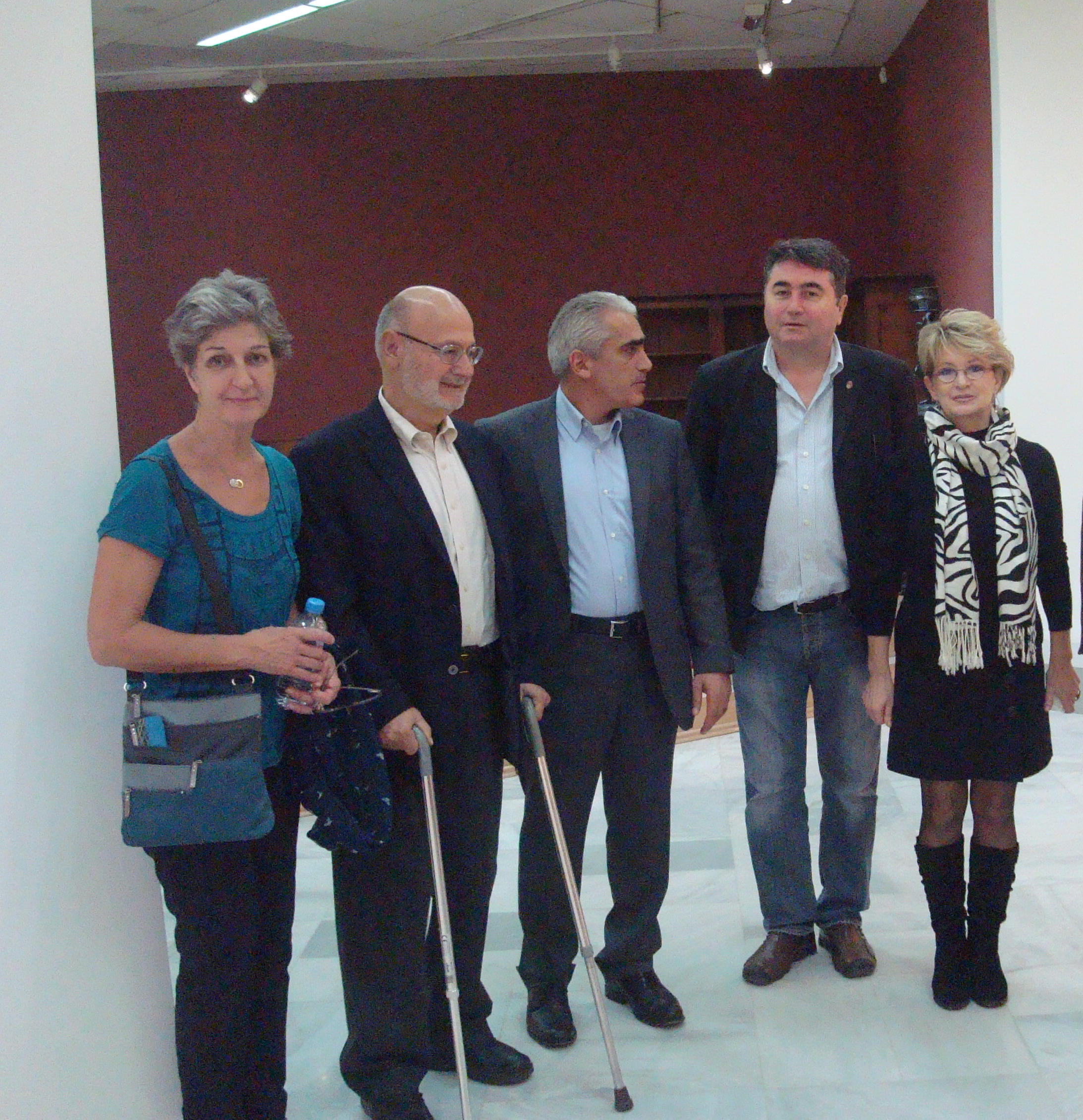 Επίσκεψη του καθηγητή Νευρολογίας Salvatore DiΜaouro στη Δημοτική Πινακοθήκη Λάρισας