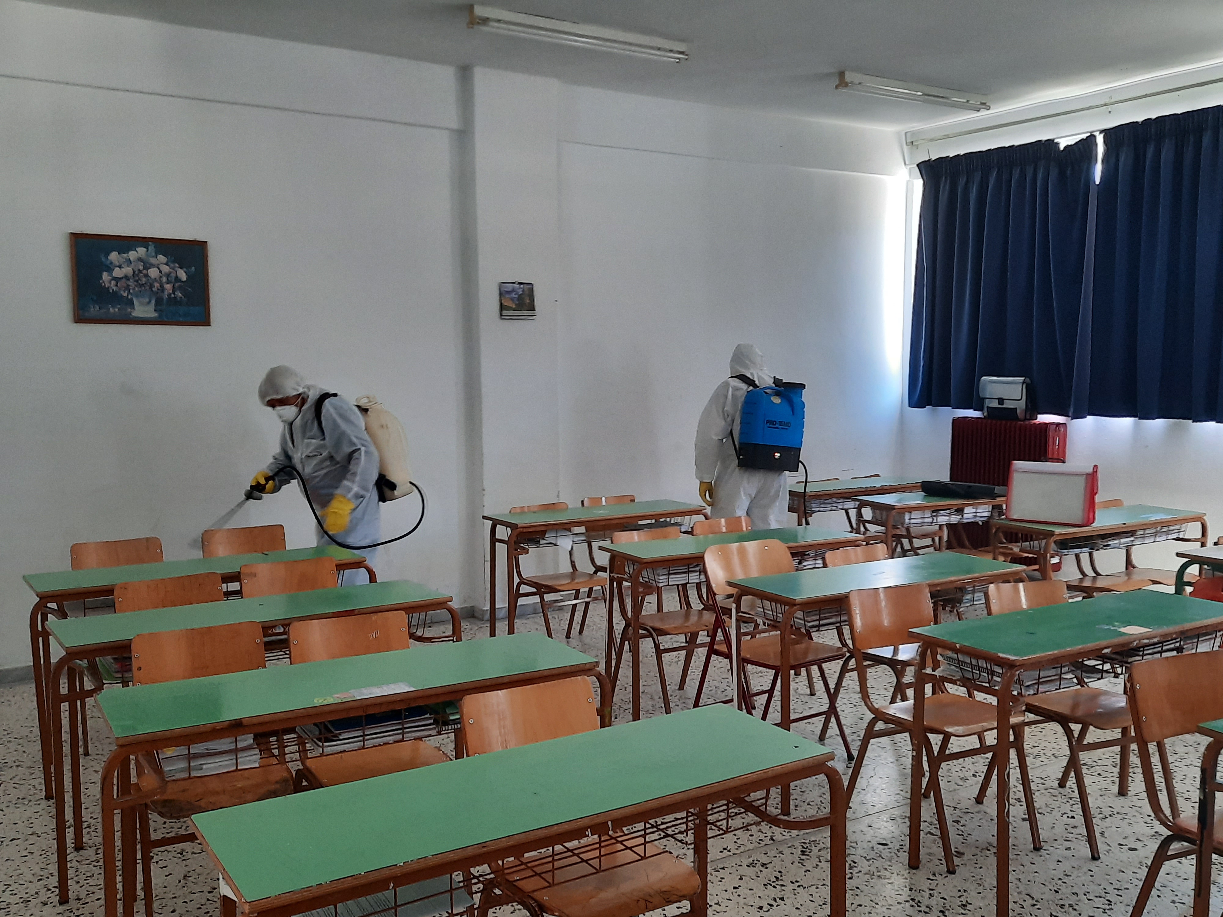 Mε ασφάλεια η επανεκκίνηση των μαθημάτων στα σχολεία του Δήμου Τεμπών