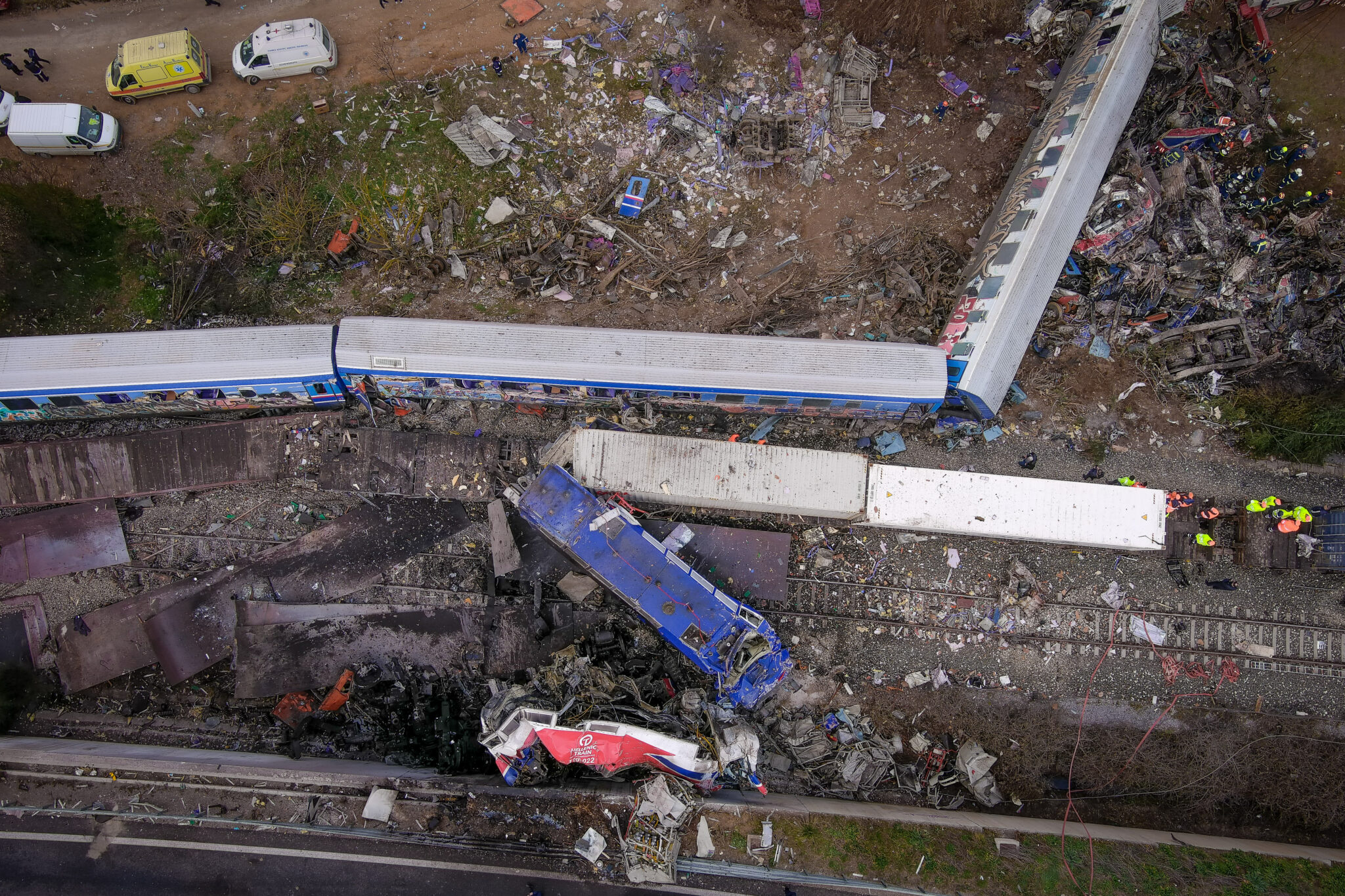 Σύγκρουση τρένων στα Τέμπη: Τρισάγιο σήμερα στον τόπο της τραγωδίας 