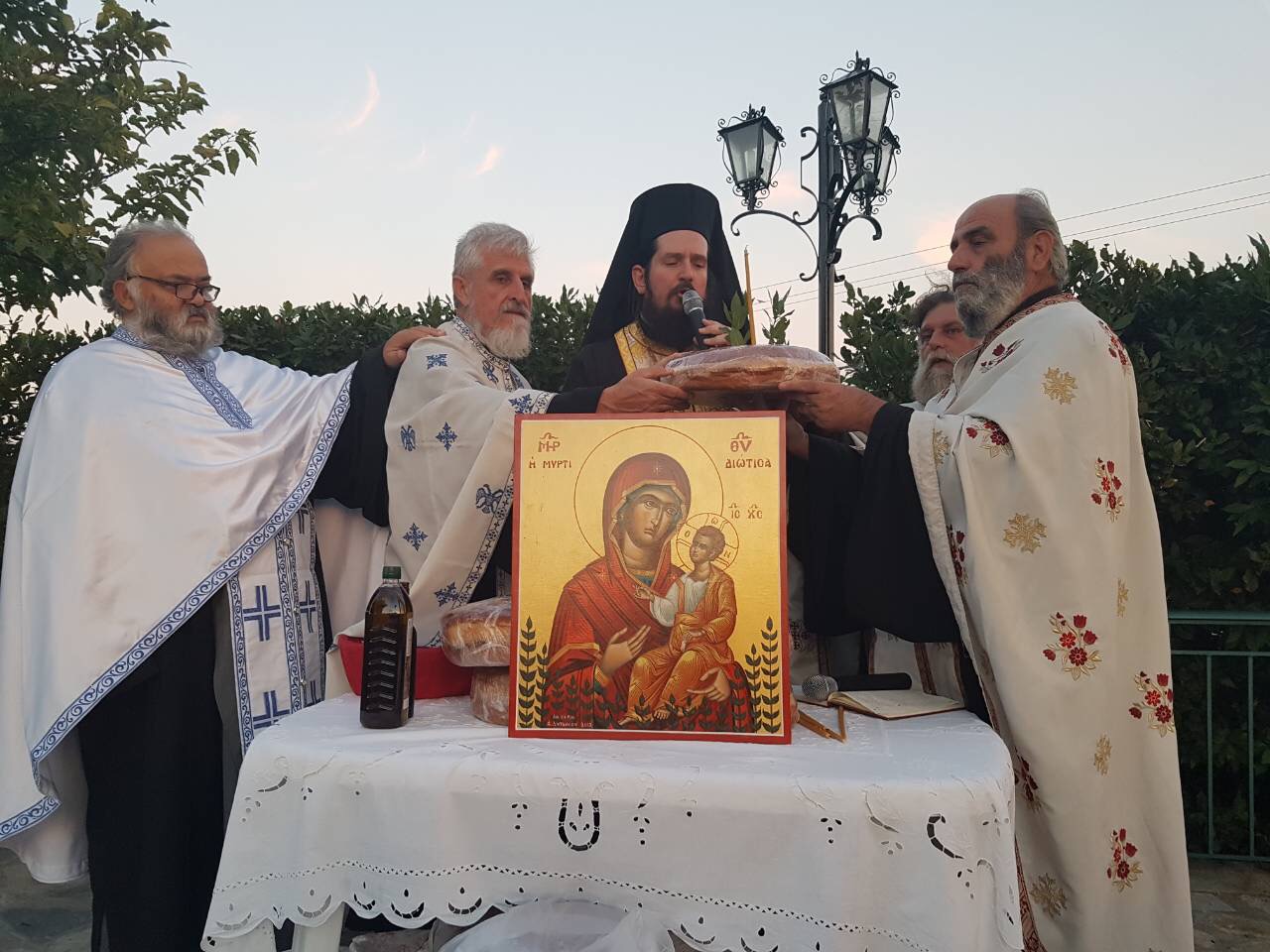 H γιορτή της Παναγίας της Μυρτιδιωτίσσης στον Κυπάρισσο