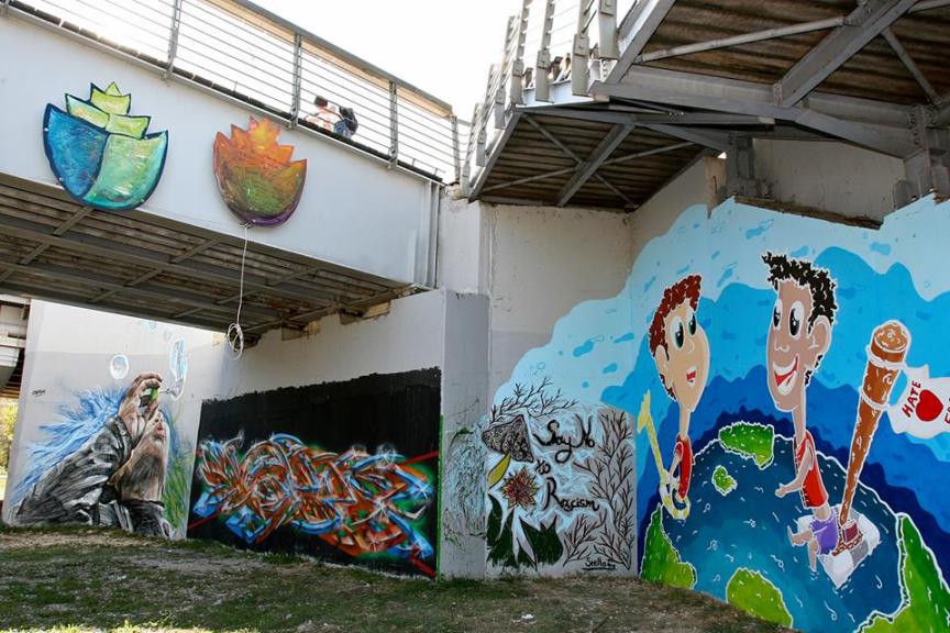 Γκράφιτι ενάντια στο μίσος - Με επιτυχία ολοκληρώθηκε η δράση στη Λάρισα 