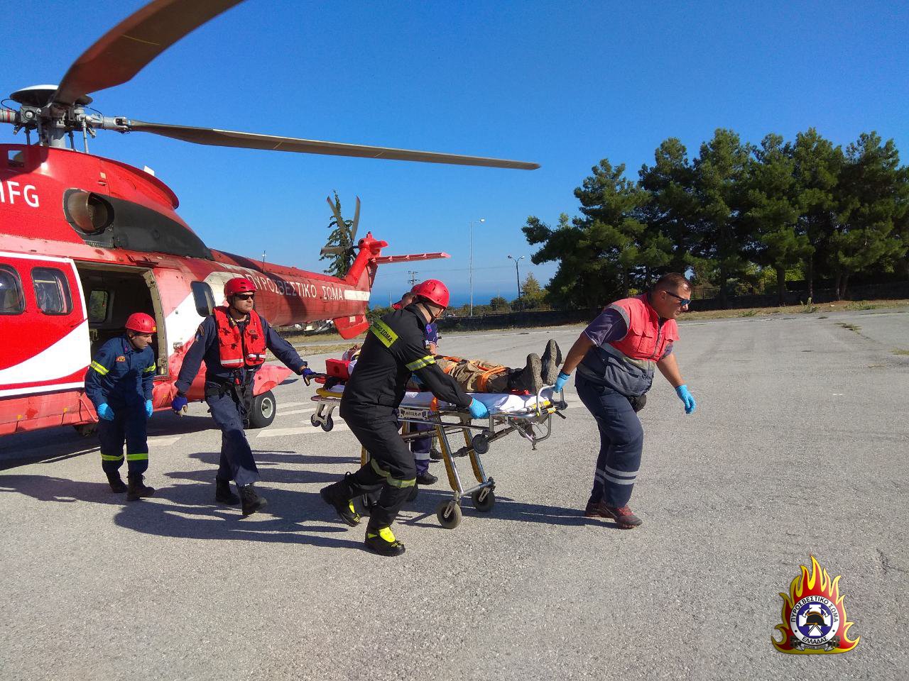 Η δραματική επιχείρηση διάσωσης του ορειβάτη γιατρού στον Όλυμπο (Eικόνες)