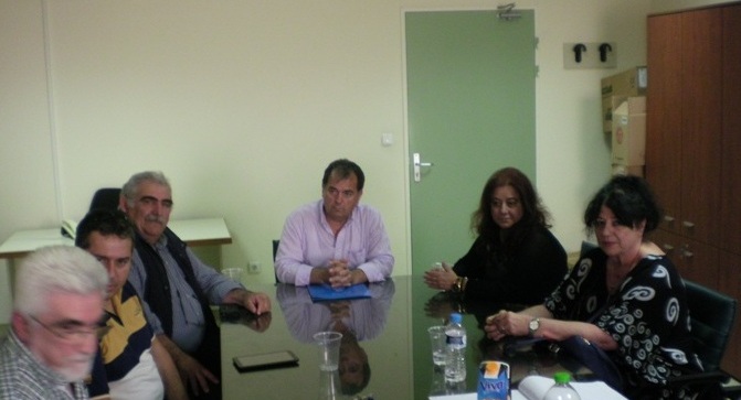 Οι βουλευτές του ΣΥΡΙΖΑ με τη διοίκηση των δύο νοσοκομείων της πόλης 