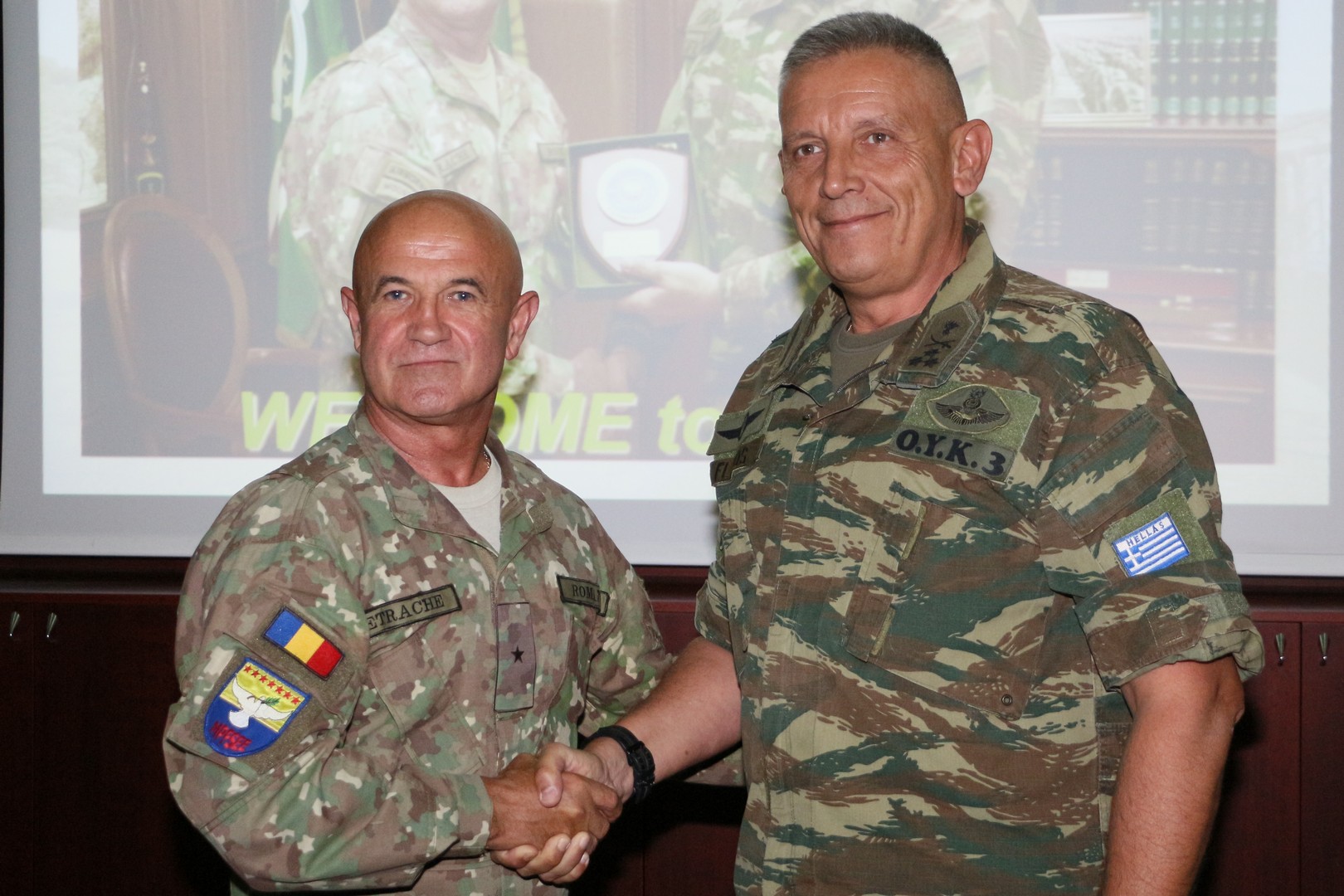 Στην Πολυεθνική Ταξιαρχία Νοτιοανατολικής Ευρώπης στον Τύρναβο ο Διοικητής της 1ης Στρατιάς