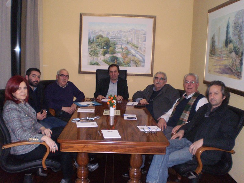 Επίσκεψη του ΣΥΡΙΖΑ Λάρισας στον πρόεδρο του Eπιμελητηρίου 
