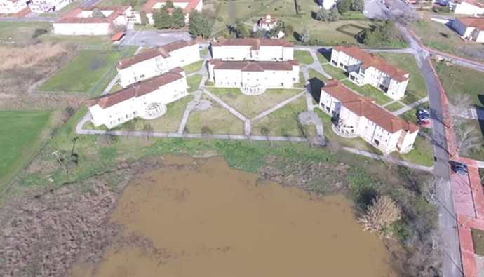 Πλημμύρισαν εκτάσεις και μέσα στο ΤΕΙ Θεσσαλίας (Βίντεο)