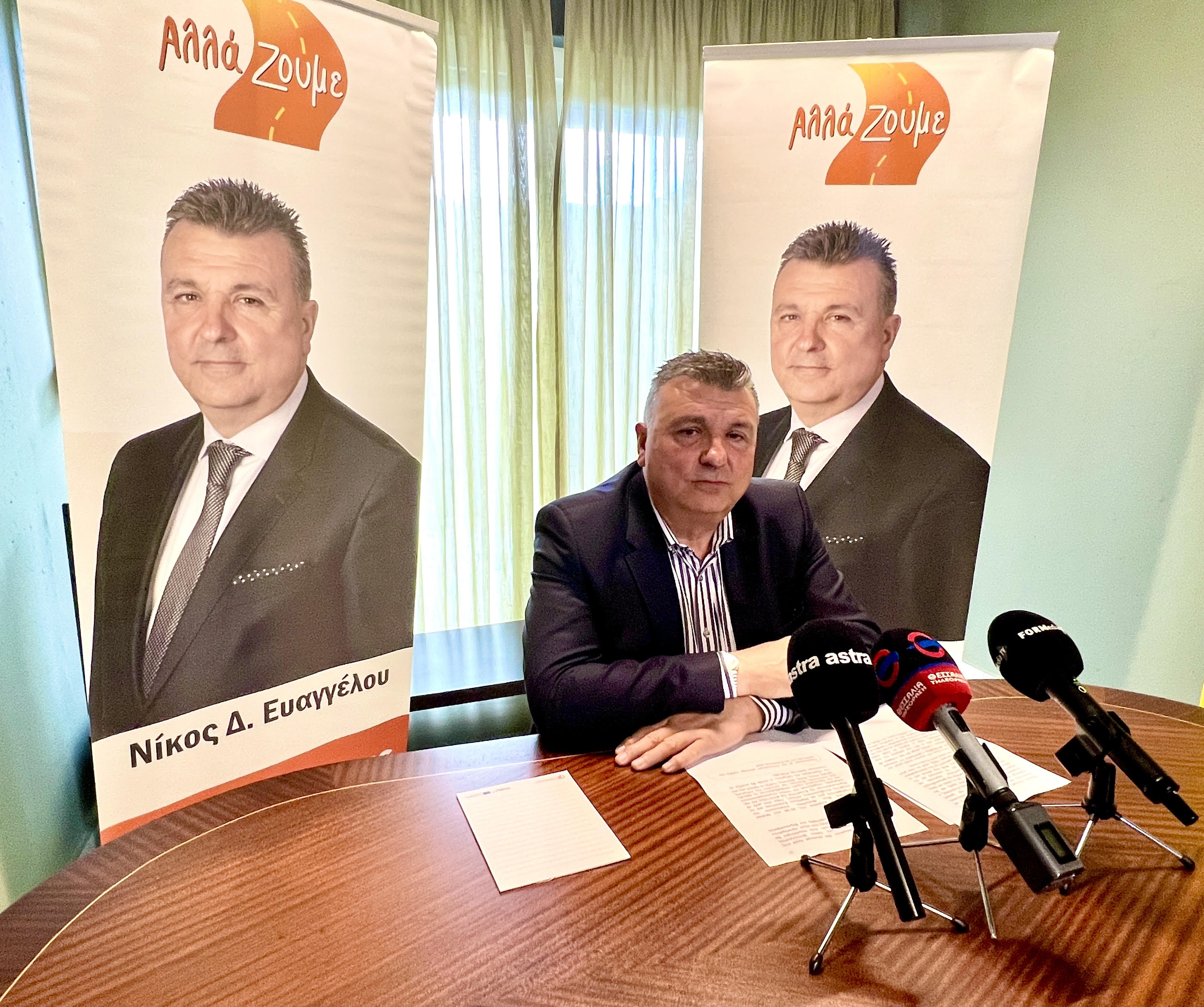Ανακοινώνει την υποψηφιότητα του για το Δήμο Ελασσόνας ο Νίκος Ευαγγέλου
