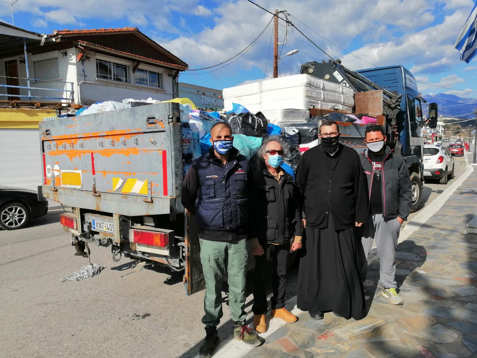 "Αποστολή αγάπης" της  Ι. Μ. Κίτρους στους σεισμόπληκτους της Ελασσόνας