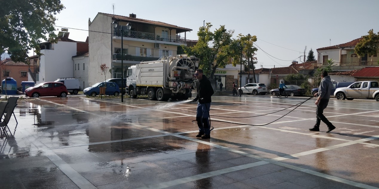 Δήμος Ελασσόνας: Εντατικοί καθαρισμοί από συνεργεία του δήμου καθ’ όλη την διάρκεια της εβδομάδας