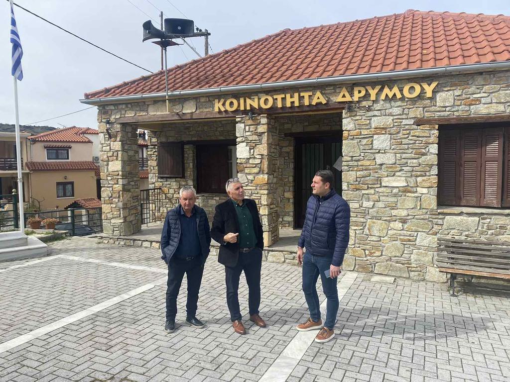 Στην κοινότητα Δρυμού ο αντιδήμαρχος Κ. Πασχόπουλος 
