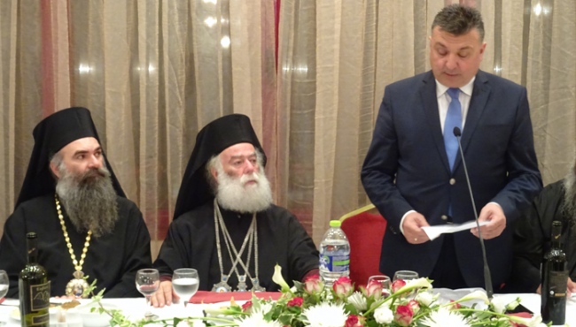 Eυαγγέλου: Υψιστη τιμή για την Ελασσόνα η επίσκεψη του Πατριάρχη Αλεξανδρείας 