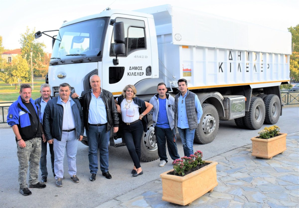 Παραλαβή νέου φορτηγού στον Δήμο Κιλελέρ 