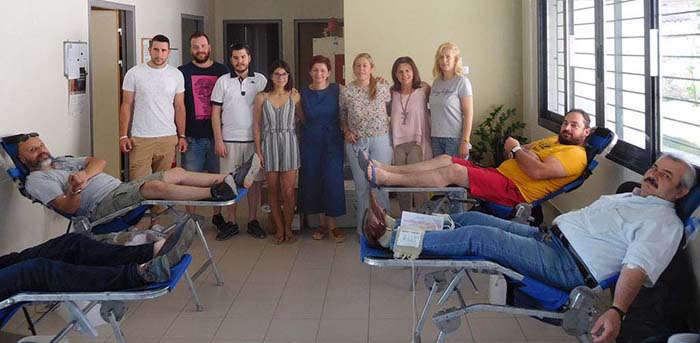 Εθελοντική αιμοδοσία στο Περιφερειακό Ιατρείο Νίκαιας