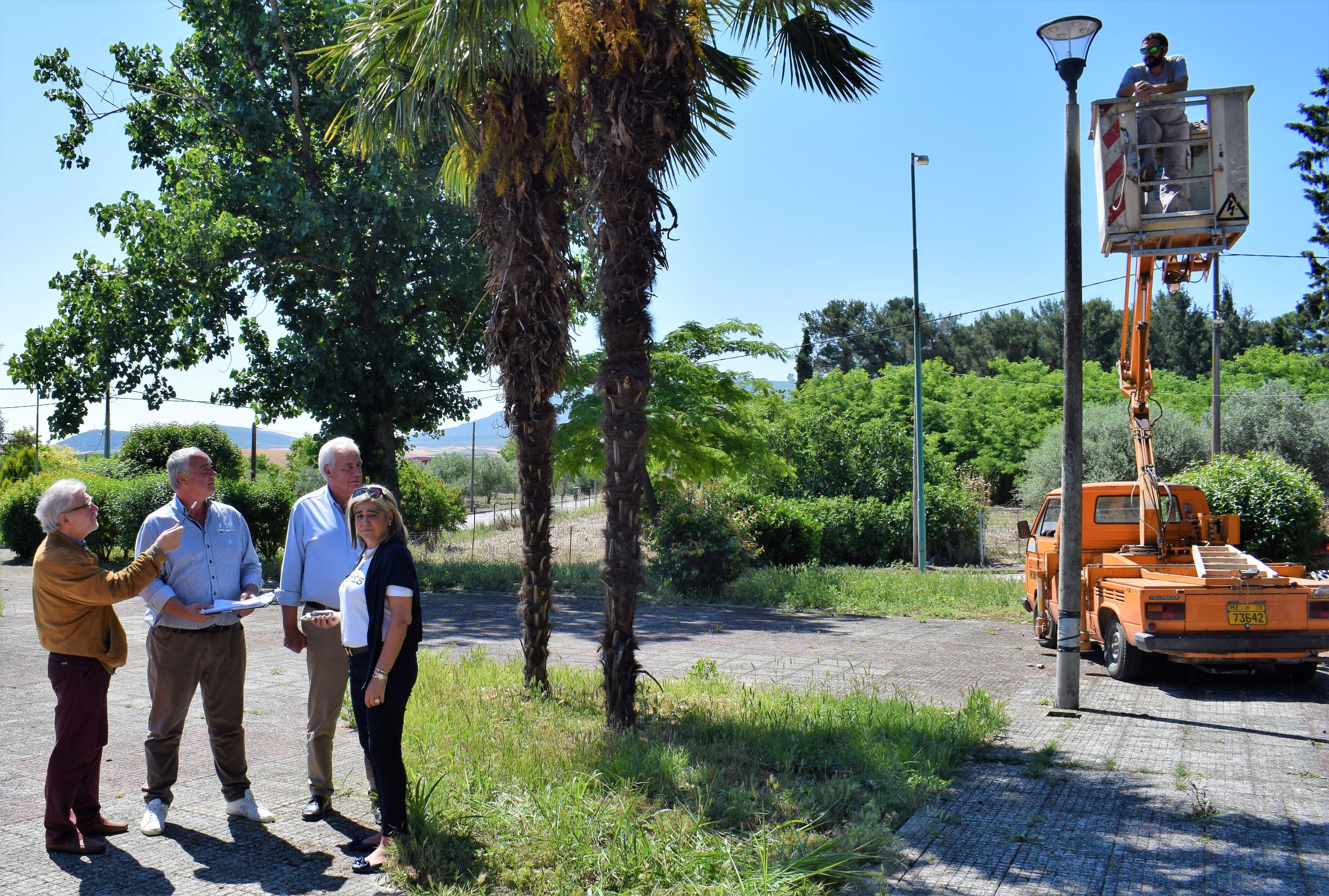 Δήμος Κιλελέρ: Νέα φωτιστικά τύπου led στην πλατεία των Κυπαρισσίων 