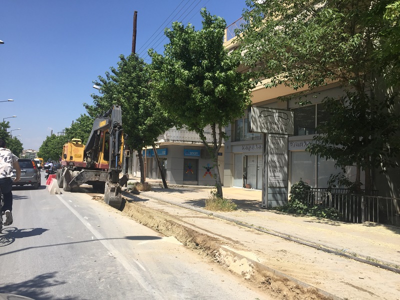 Tμήμα της οδού Ηπείρου κλείνει για ένα μήνα - Συνεχίζονται τα έργα ανακατασκευής