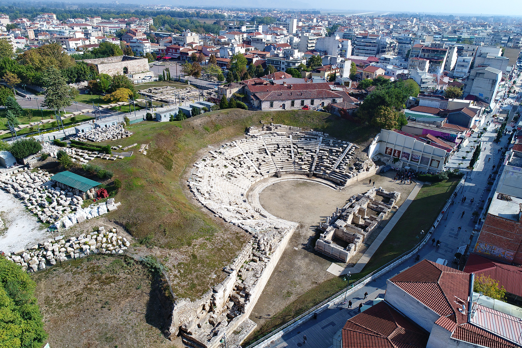 Aλλα 3,4 εκατ. ευρώ στο Αρχαίο Θέατρο Λάρισας - Εργα αποκατάστασης της σκηνής 