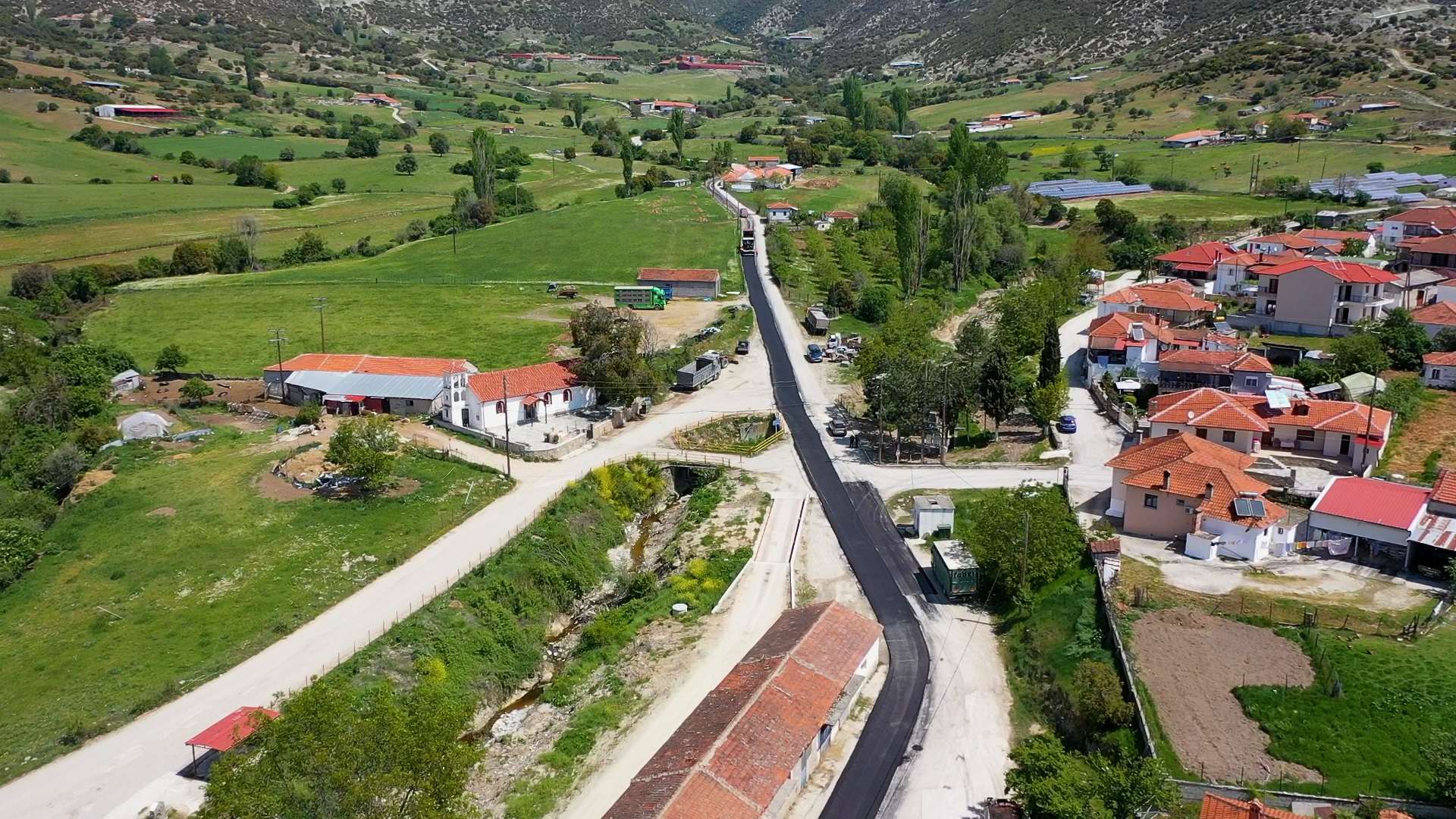 H Περιφέρεια Θεσσαλίας βελτιώνει το οδικό δίκτυο περιοχών της Ελασσόνας (video)