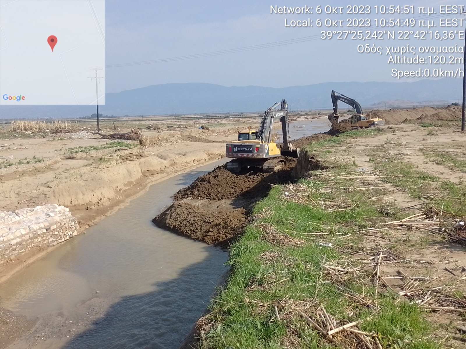 Νέοι καθαρισμοί δρόμων και ποταμών στη Λάρισα από την Περιφέρεια Θεσσαλίας 
